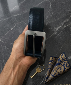 Genuine Leather Belt with Sunglasses Combo